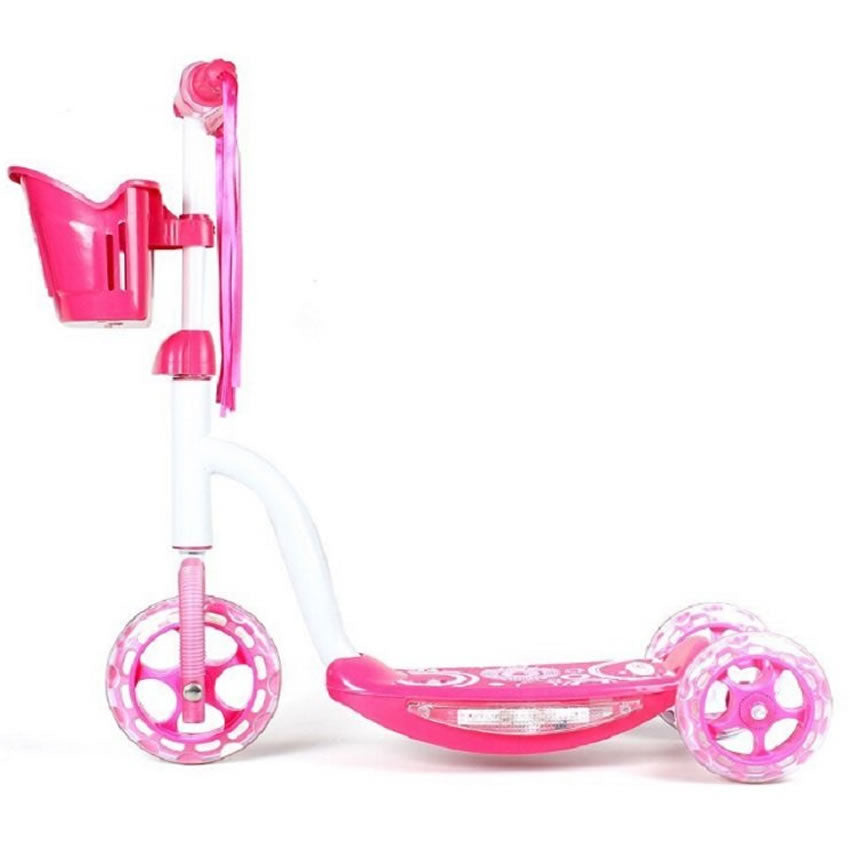 scooter basket pink