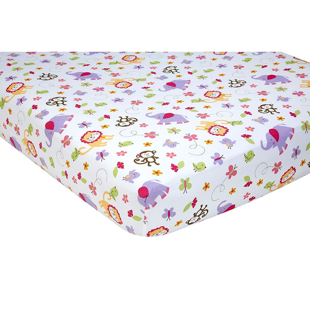 Little Bedding Fitted Crib Sheet Tumble Jungle Ny Baby Store