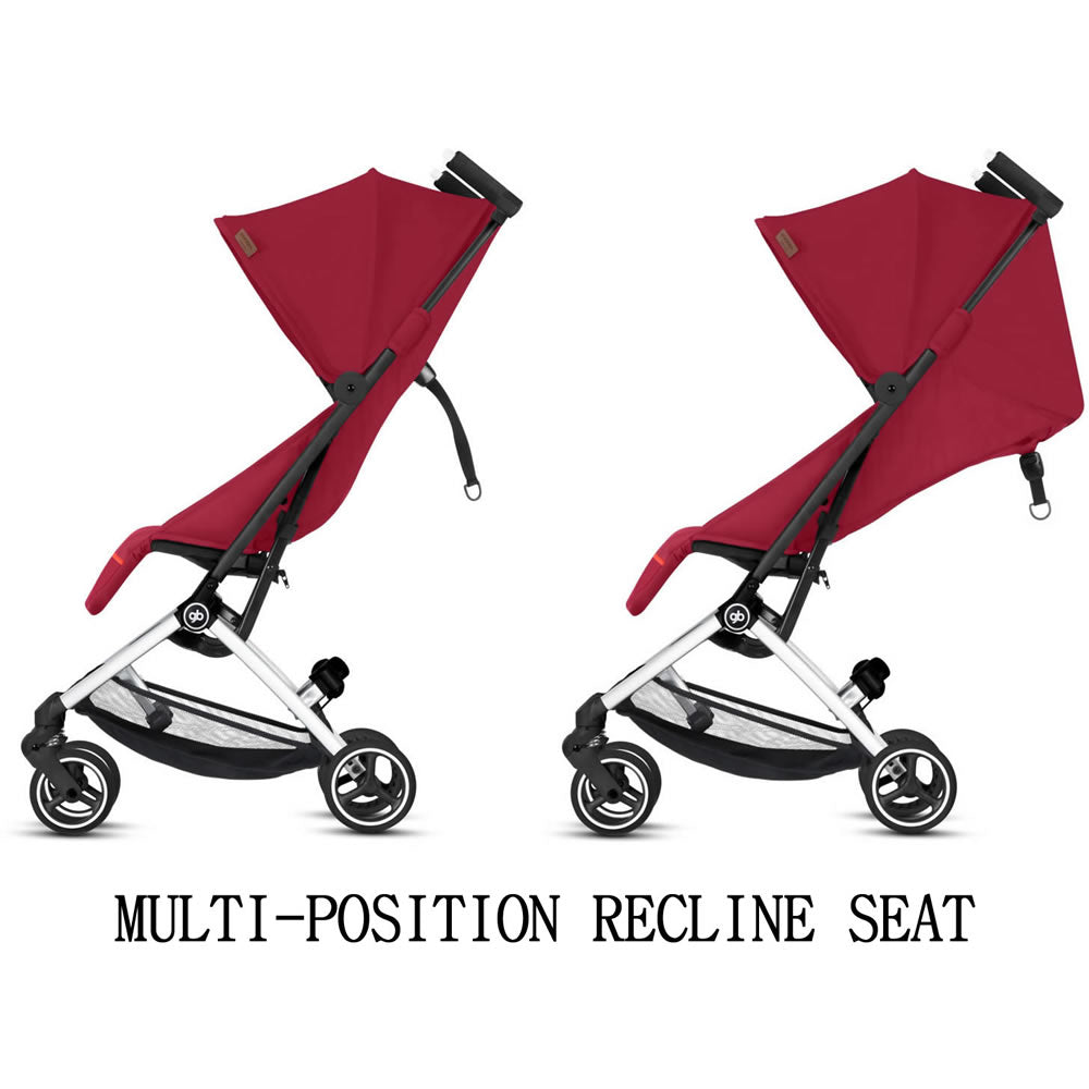 gb pockit stroller recline position