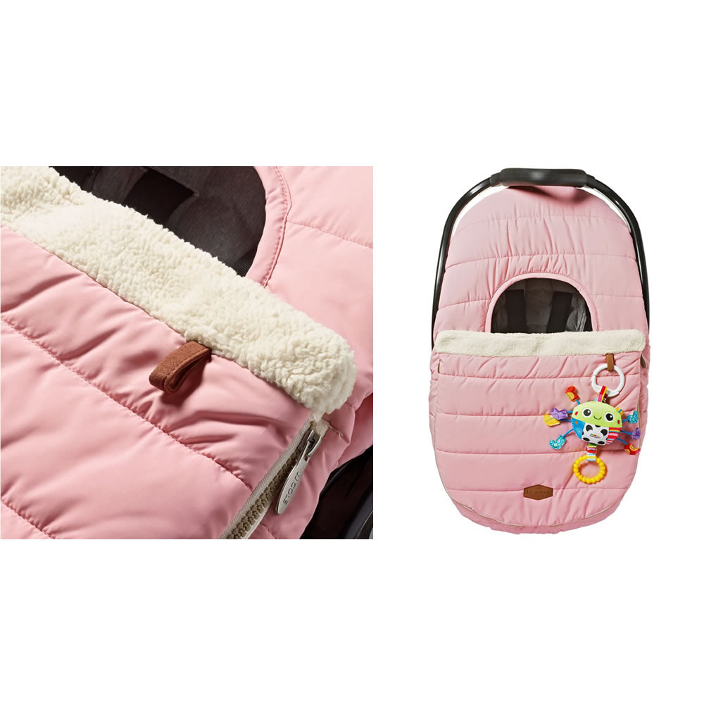 jj cole car seat cover pink