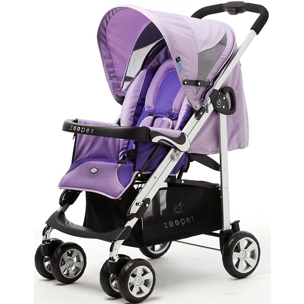 purple stroller