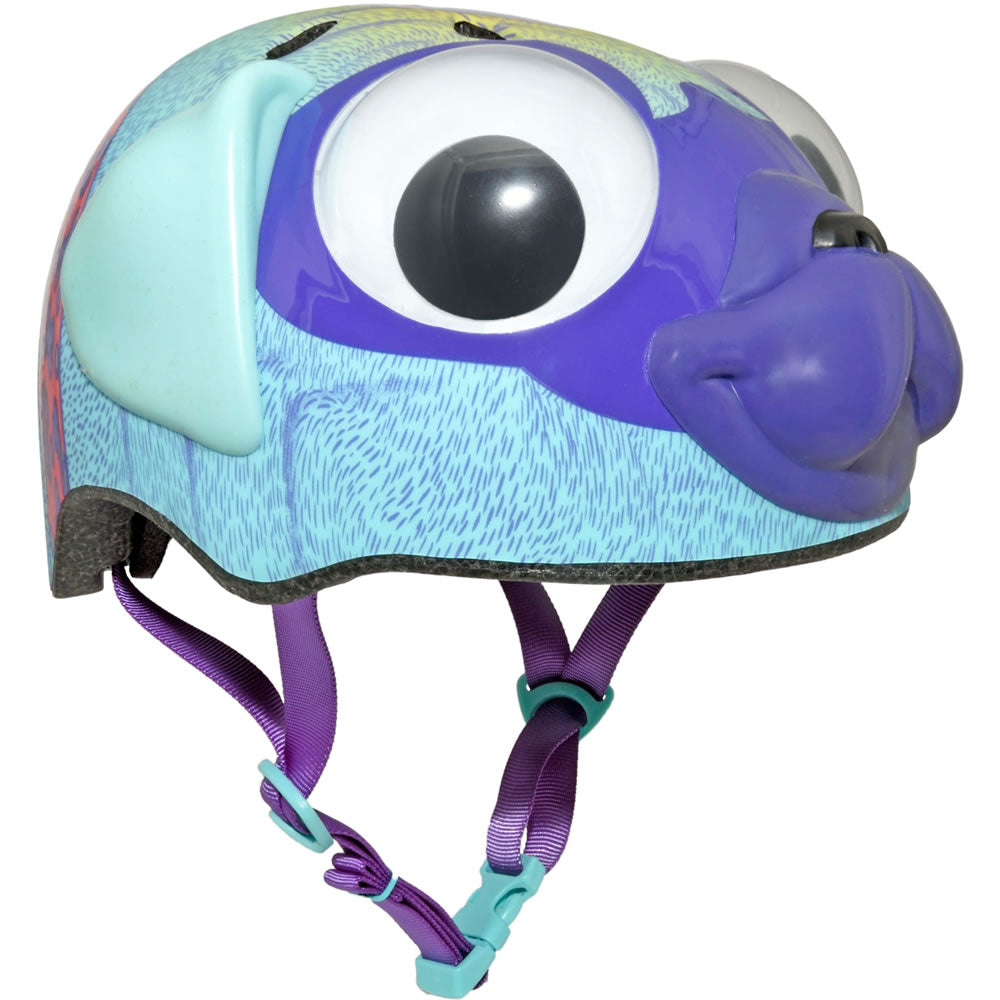 purple kids bike helmet