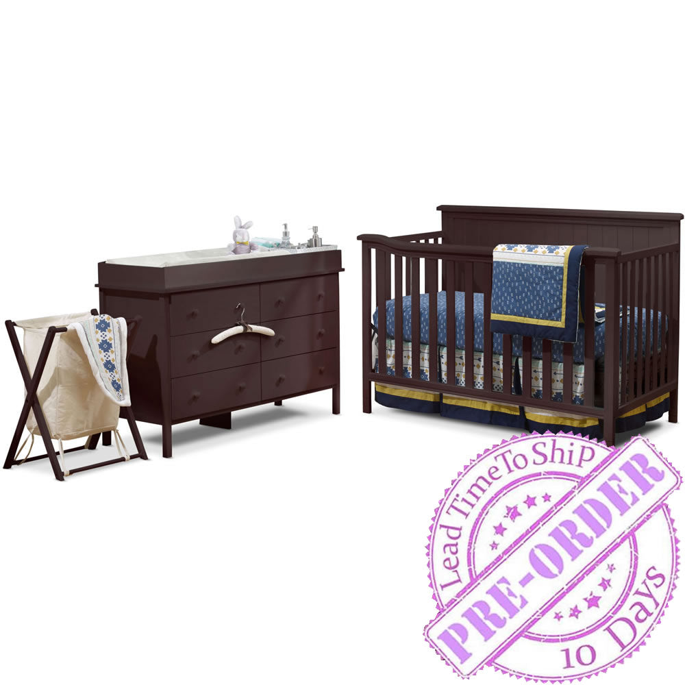 Sorelle Furniture Berkley Elite Room In A Box Espresso Ny Baby