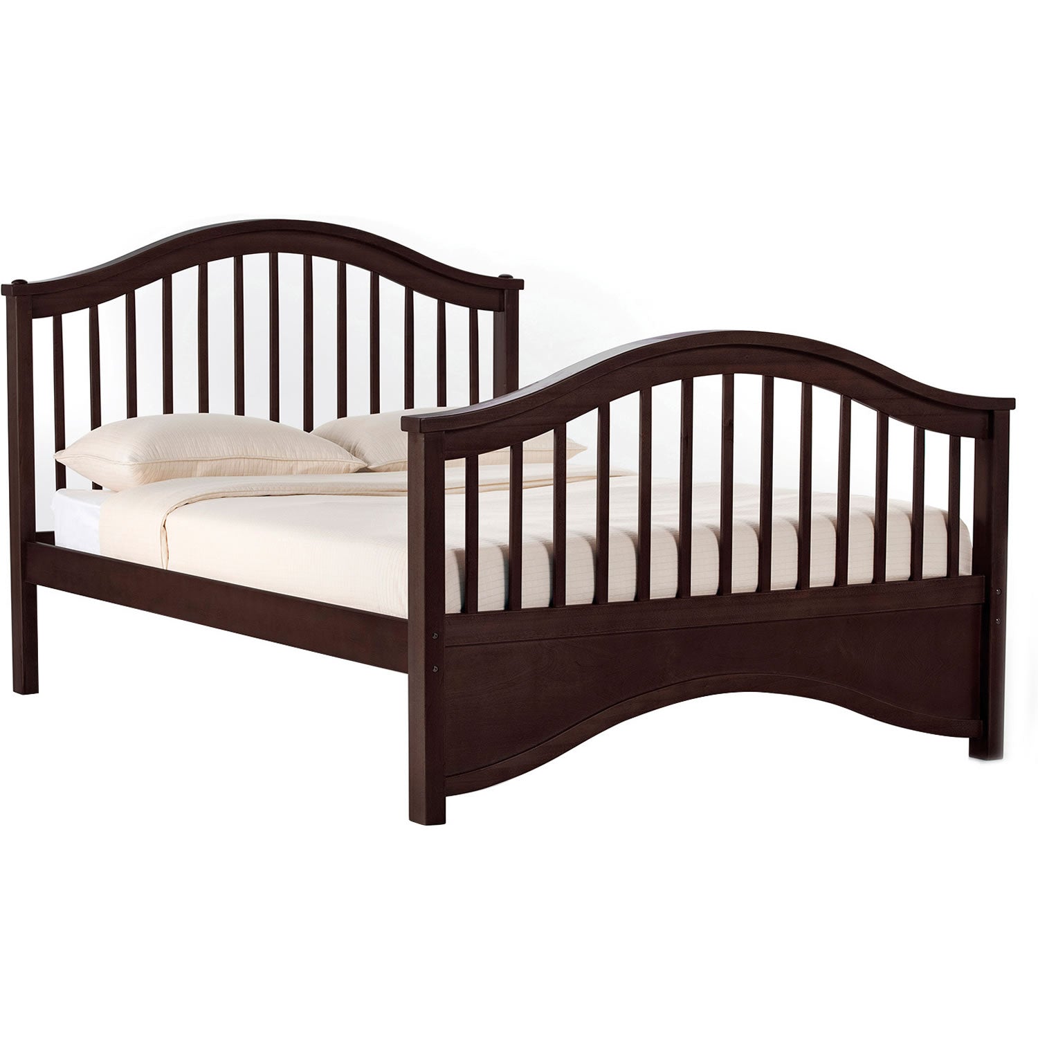 Ne Kids Jordan Wood Full Size Bed In Chocolate