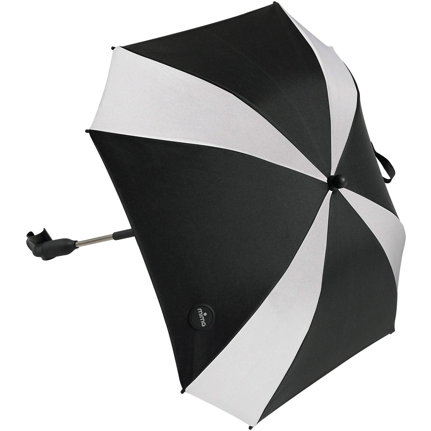 black and white parasol