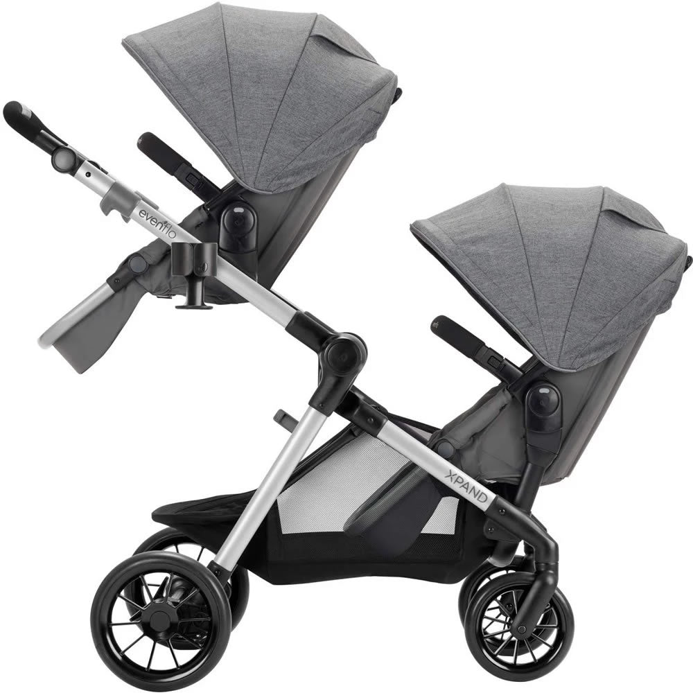 pivot double stroller