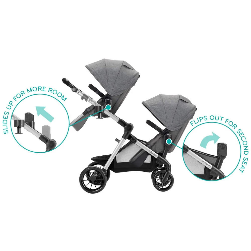 evenflo pivot xpand stroller frame