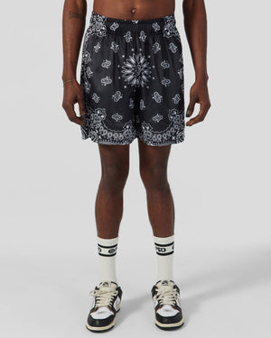 Black Bandana Active Short - PSD