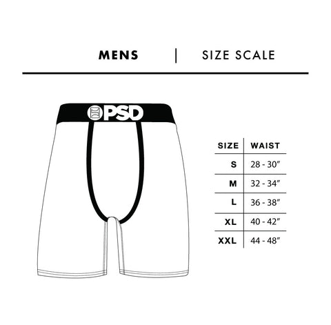 Boys Boxers Size Chart