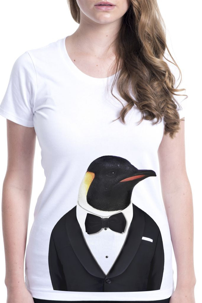 penguin t shirt women's