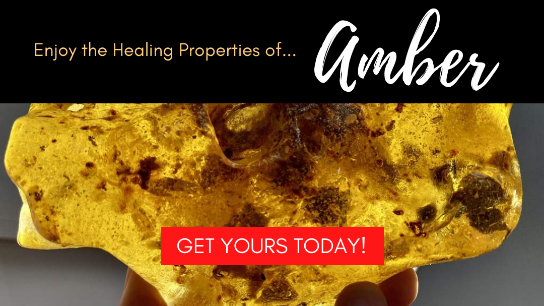Physical properties of amber. Sun stone properties. An electrified piece of  amber attracts pieces of paper against a gray background. Magnetized resin.  Natural mineral for jewelers. Copal Stock Photo