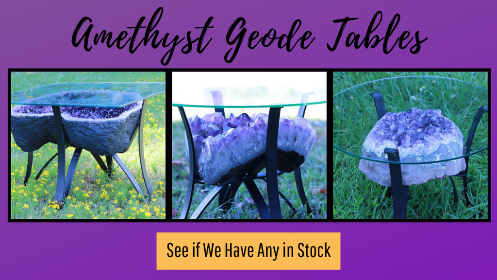 Amethyst Geode Tables