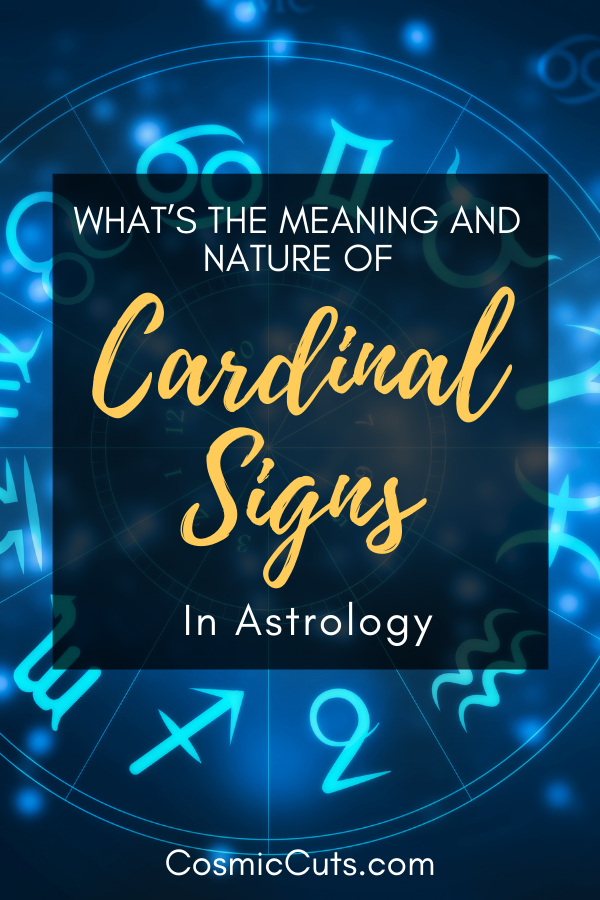 Astrology Cardinal Signs