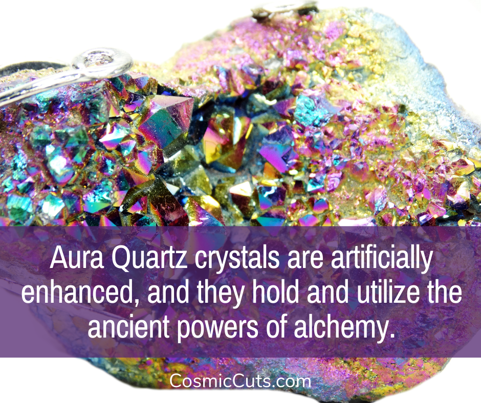 Aura Quartz Crystals
