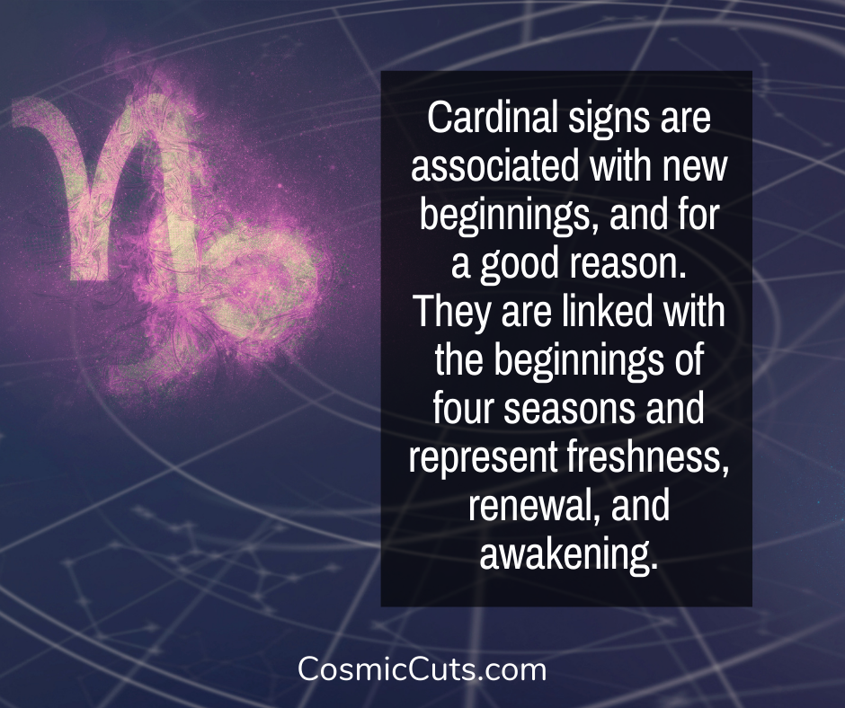 Cardinal Signs of the Zodiac