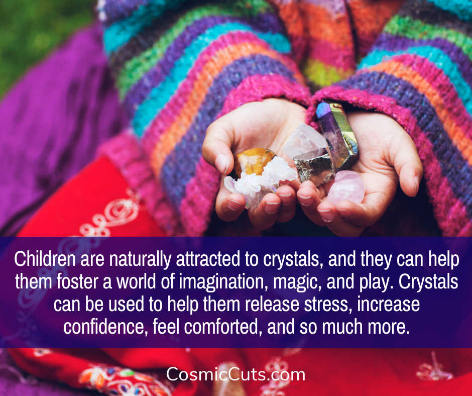 Children Using Crystals for Self Care