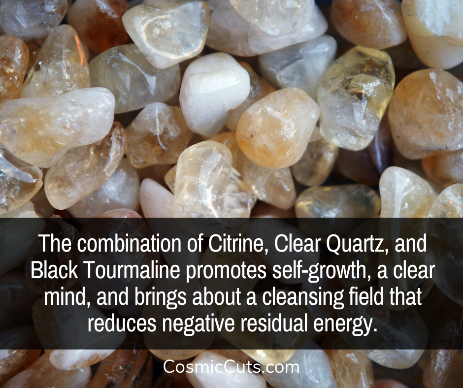 Citrine and Clear Quartz