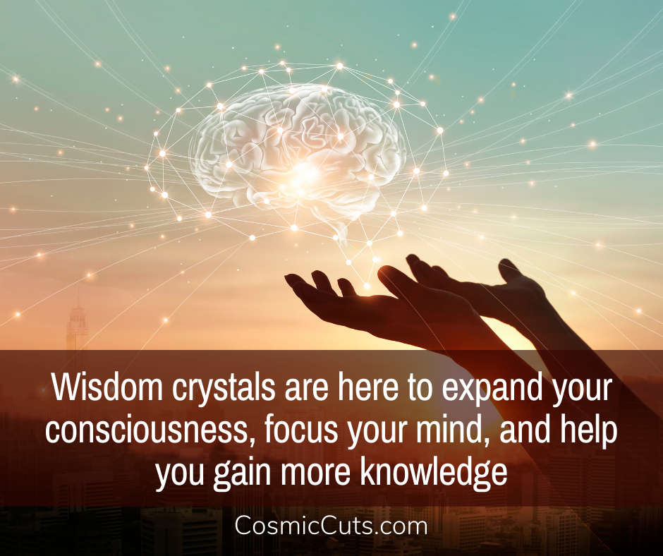 Crystals for Knowledge Quote Image