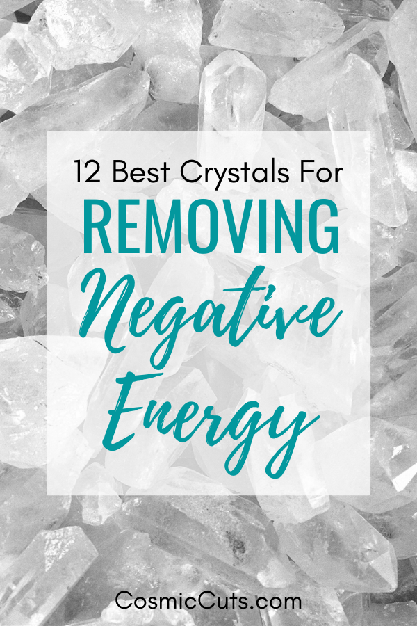 Crystals to Remove Negative Energy