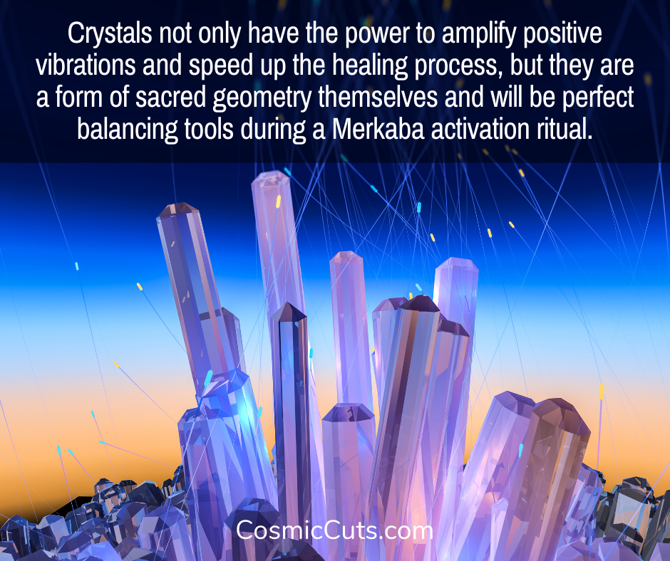 Crystals for merkaba activation