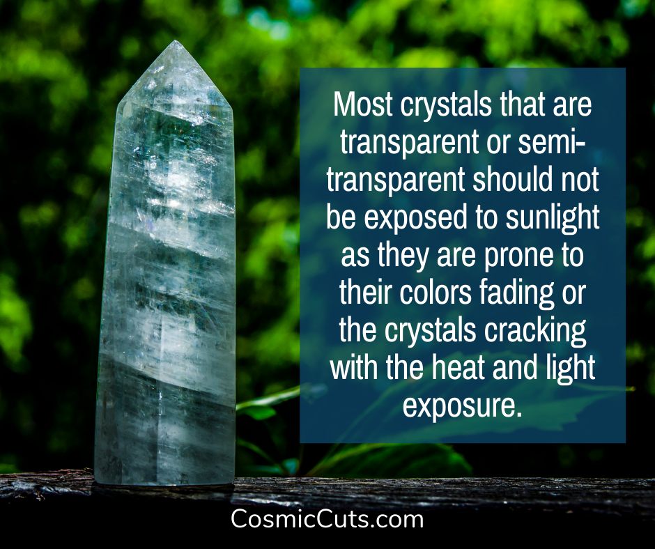 Crystals to Keep Out of Sunlight