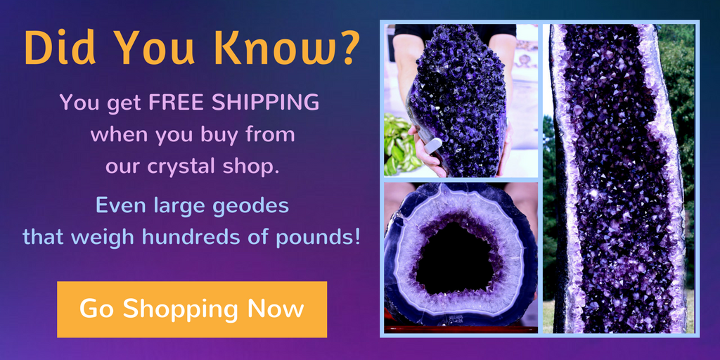 Amethyst Geode Free Shipping