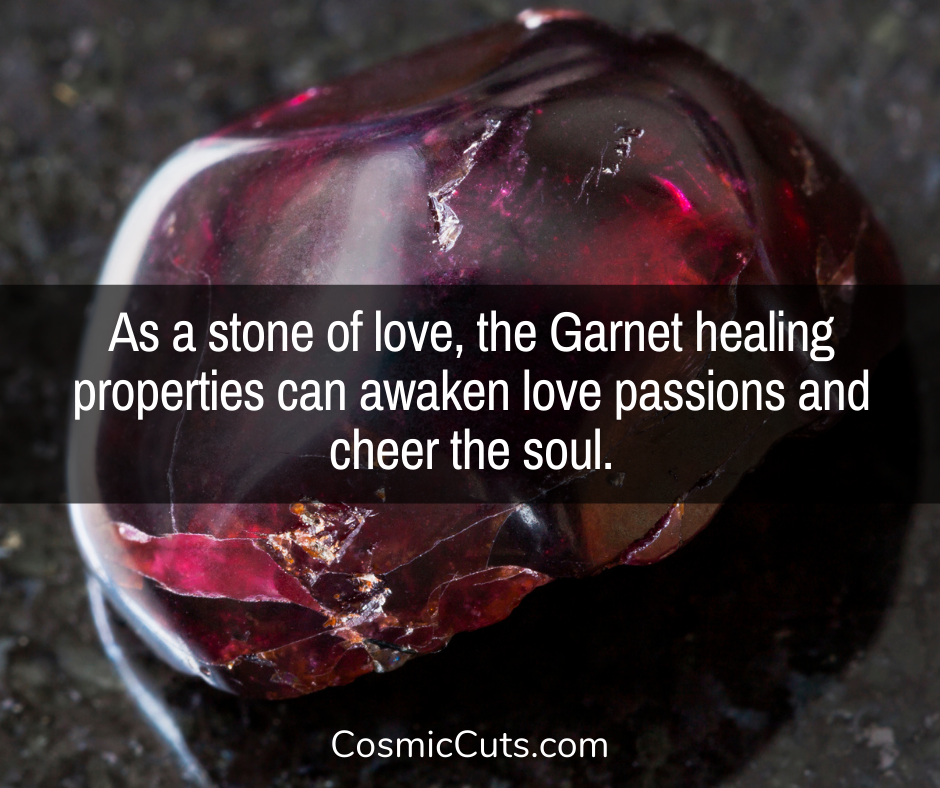 Garnet Healing Properties Passion, Vitality Creativity