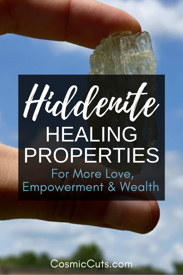 Hiddenite Healing Properties