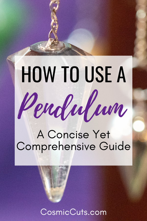 How to Use a Pendulum #1