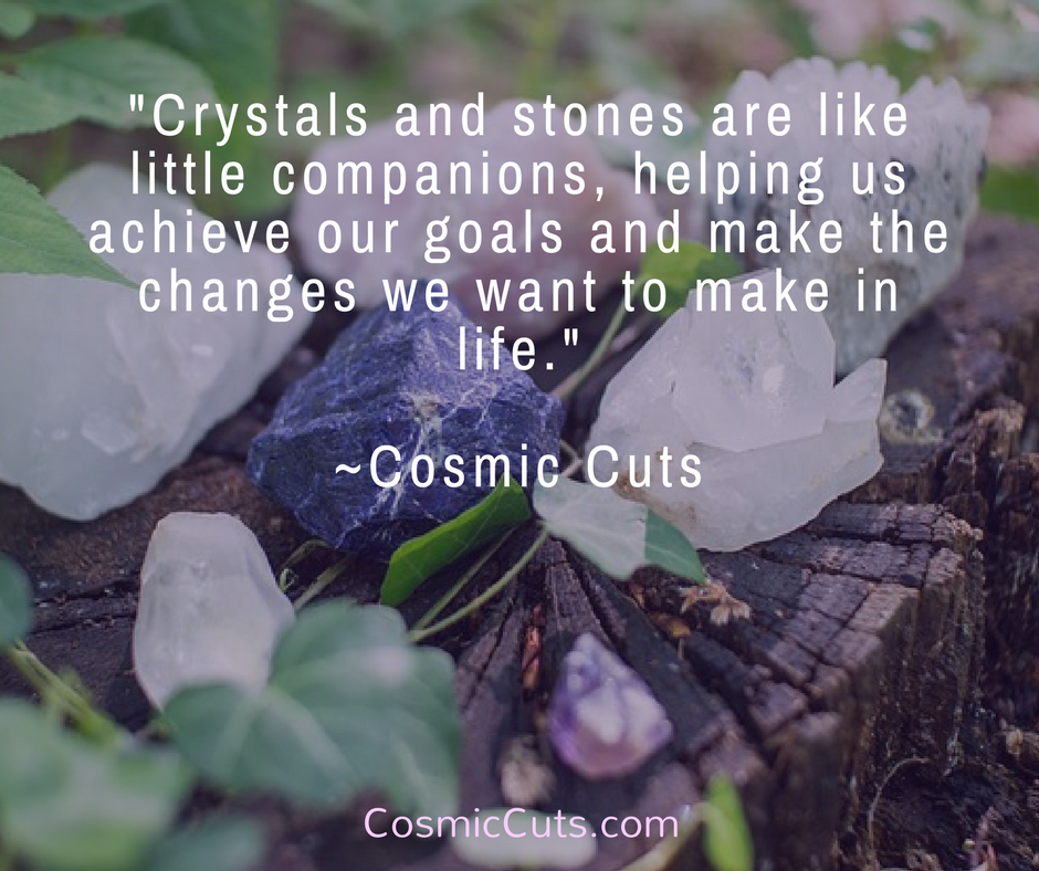Crystals and Stones are companions