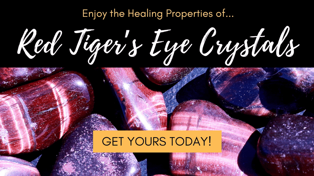 Red Tiger's Eye Tumbled Stones