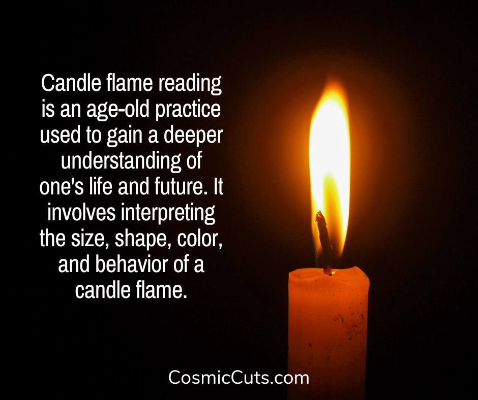 candle flame reading