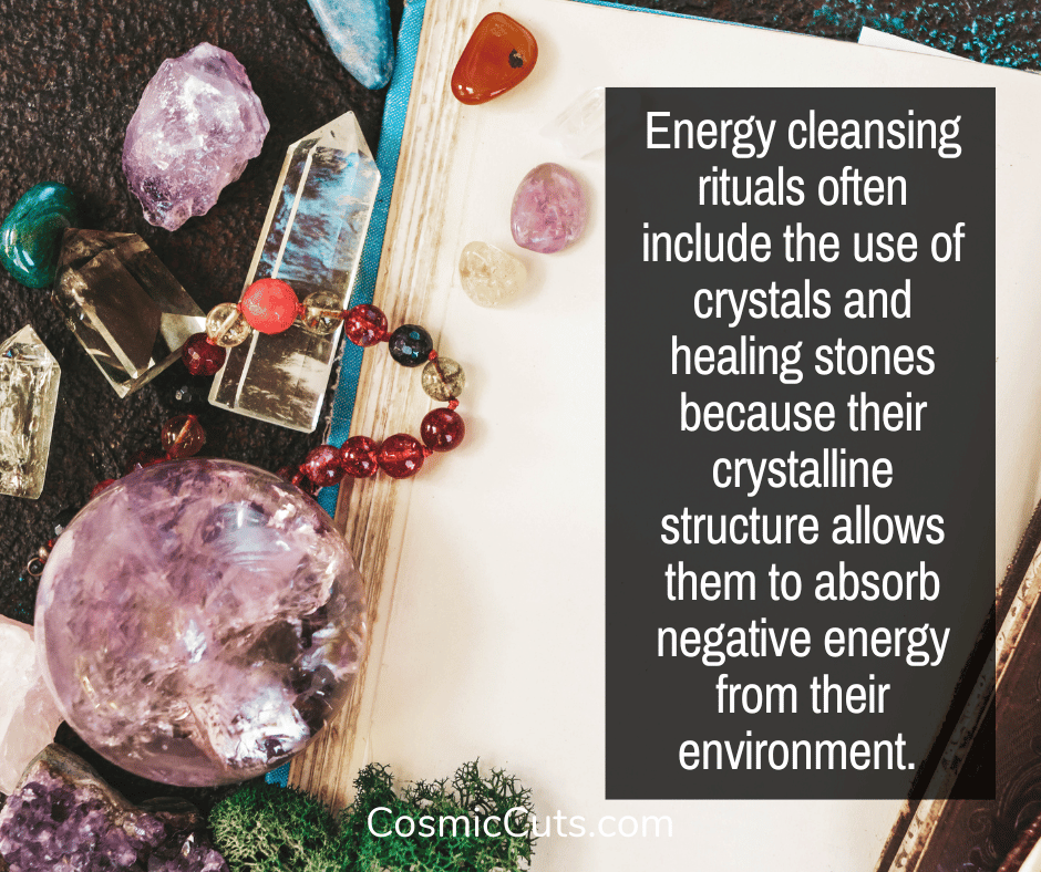 clearing energy with crystals