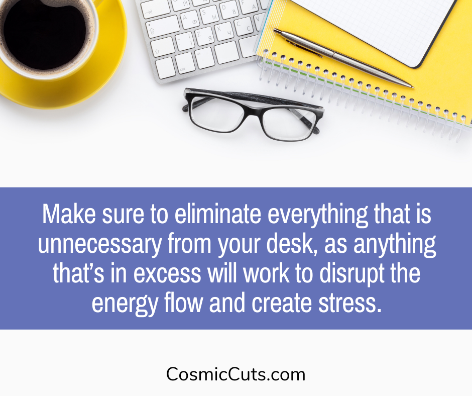 feng shui desk layout