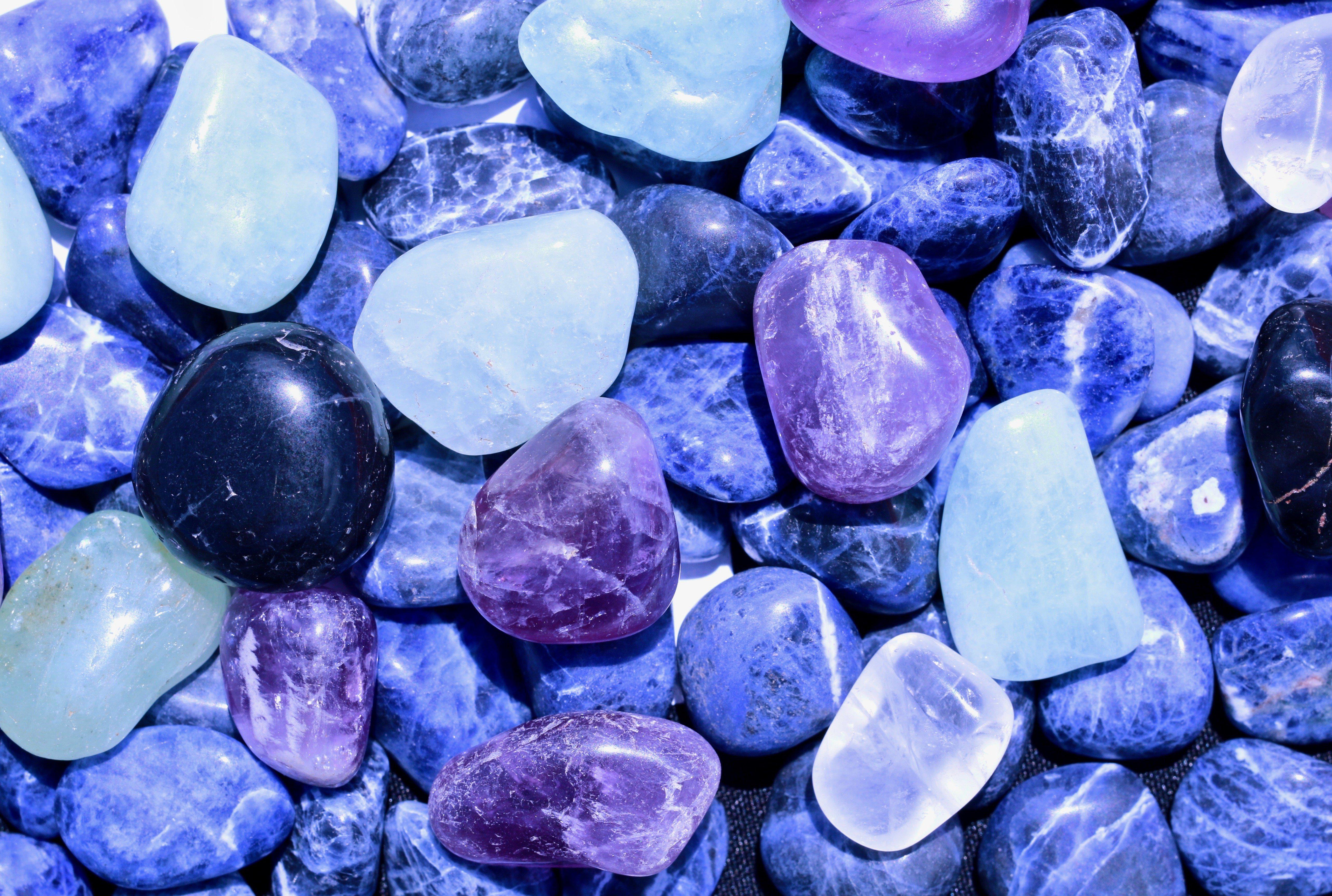 Cosmic Cuts© “pisces Zodiac Sign Healing Gemstone Set Free Shipping 
