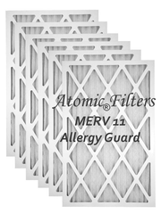 10x30x1 Merv 11 Pleated AC Furnace Filter Allergy Guard- Case of 6