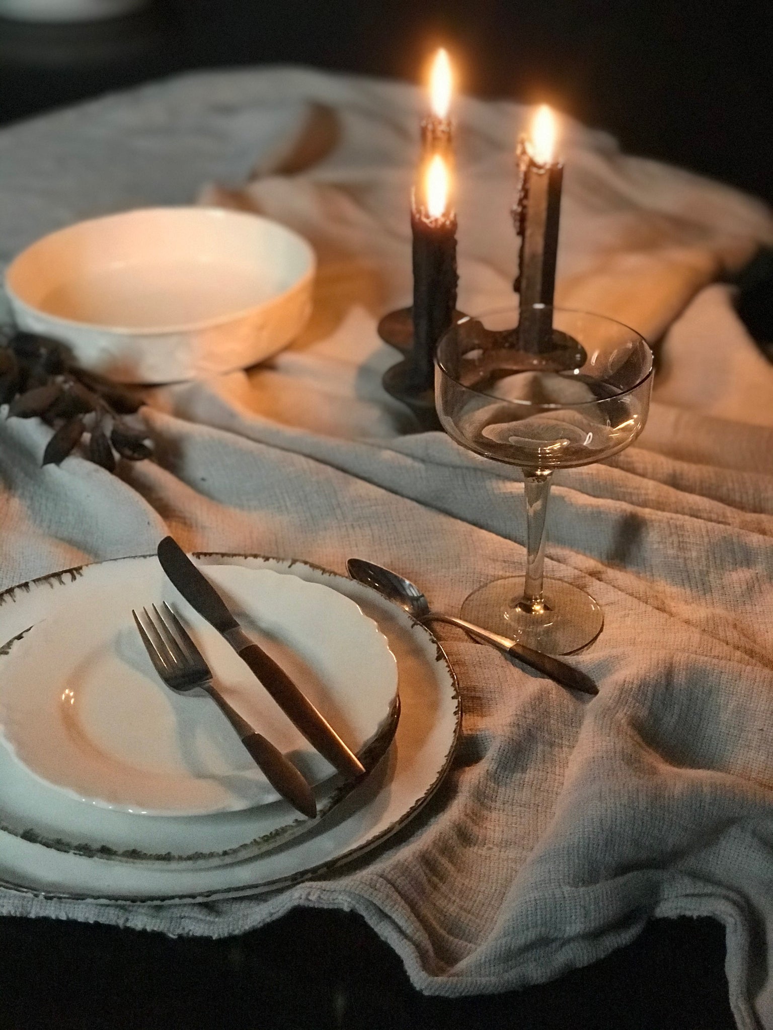 how to set your christmas dinner table