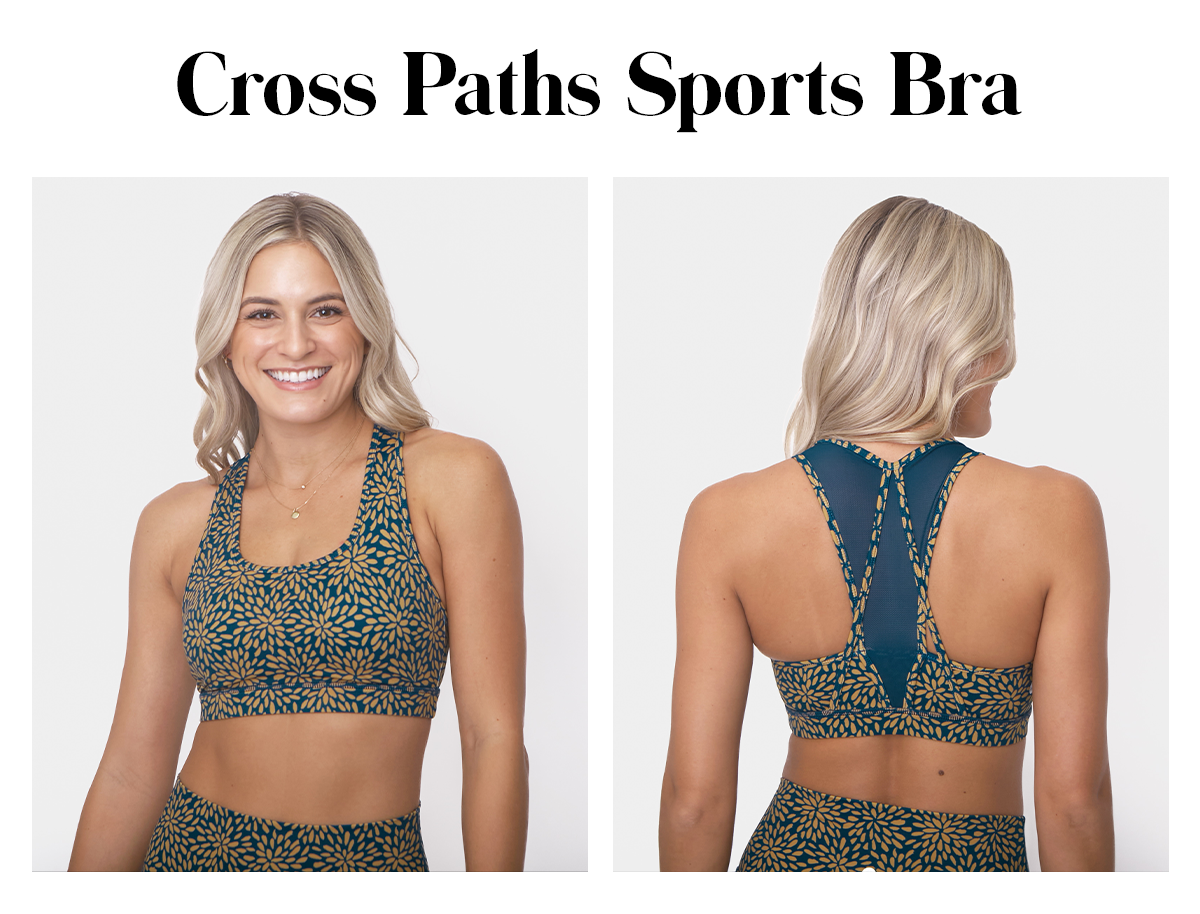 Cross Paths Sports Bra