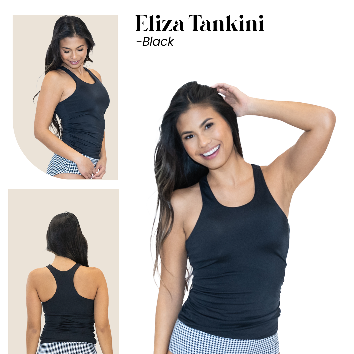 Eliza Tankini - Black