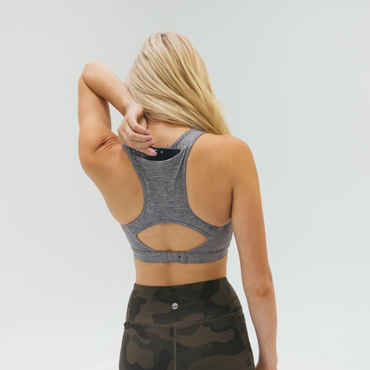 Metallic Snake: Hera Nursing Sports Bra