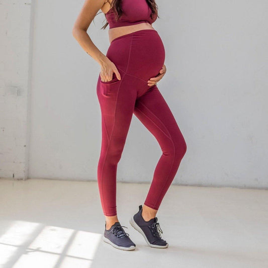 Lux Maternity Pants - Everglade Spruce - FINAL SALE – Senita Athletics