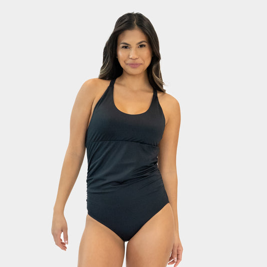 DAYU Maternity Swimsuit for Women Flounce Off Shoulder Pregnancy One Piece Bathing  Suits, Black, L price in UAE,  UAE