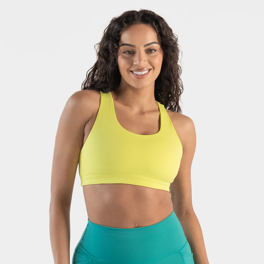 Strappy Sports Bra - Lucky Spots (Black & Jet Stream) – Senita Athletics