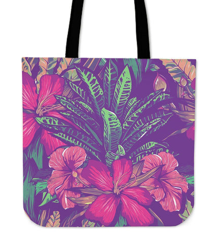 Tropical Flower Tote Bag
