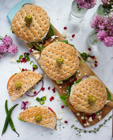 Mediterranean Turkey Sandwich
