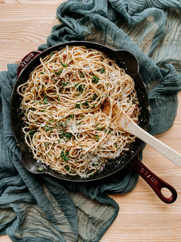 PASTA WITH OLIVE TAPENADE