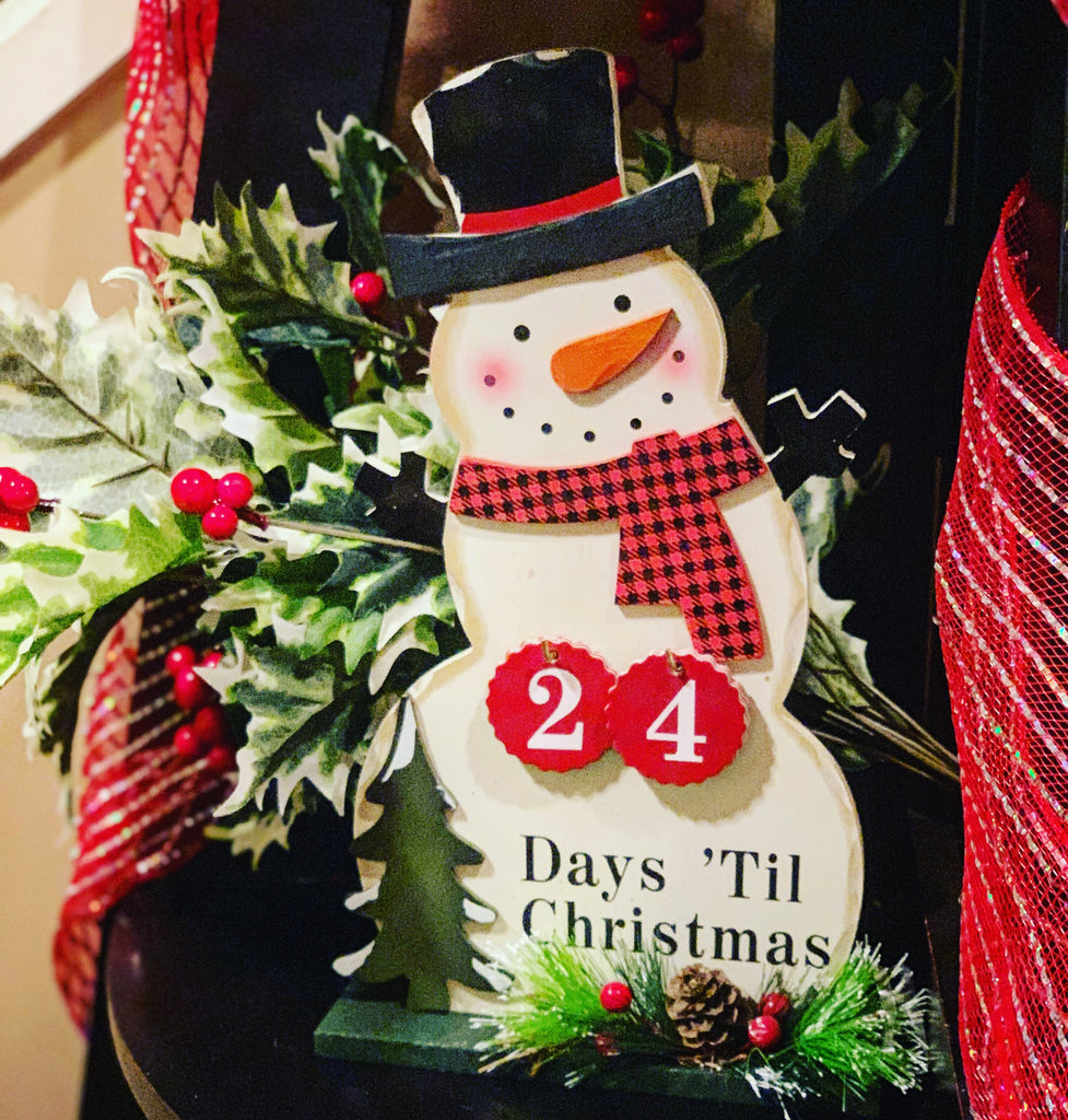 Snowman Countdown to Christmas Advent Calendar - Knot and ...