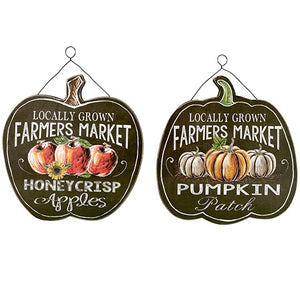 2 - Pack fall pumpkin chalkboard decor – K and N Designs