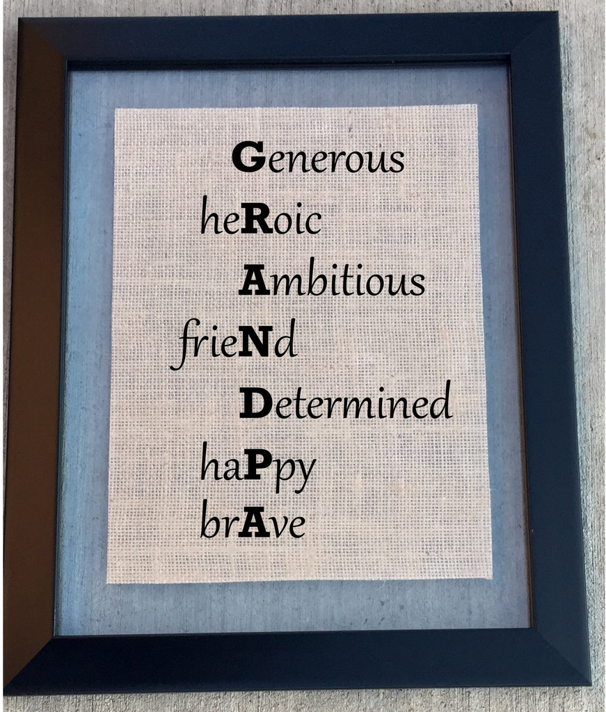 Download Burlap Grandpa Sign - Knot and Nest Designs