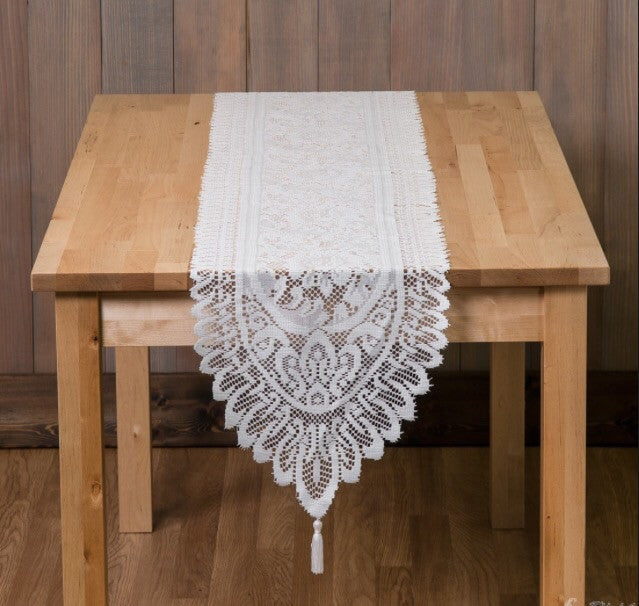 Lace Table Runner Knot And Nest Designs